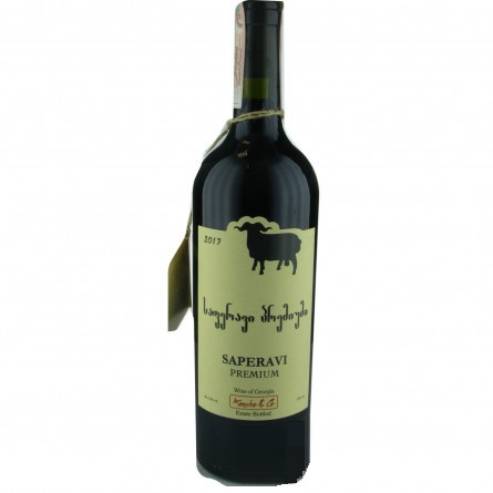 Вино Koncho&amp;amp;Co Saperavi червоне сухе 13,5% 0,75л