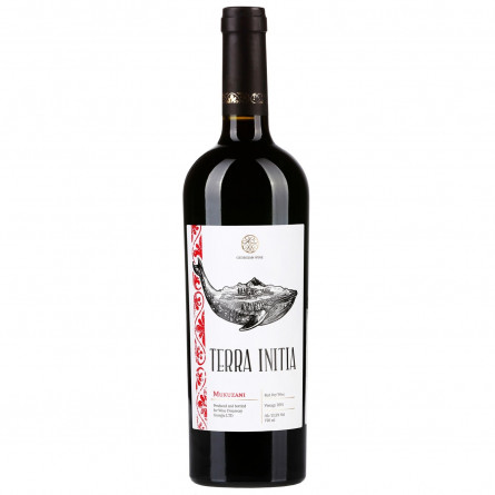 Вино Terra Initia Mukuzani красное сухое 13.5% 0,75л slide 1