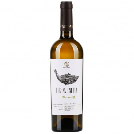 Вино Terra Initia Mtsvane белое сухое 13% 0,75л slide 1