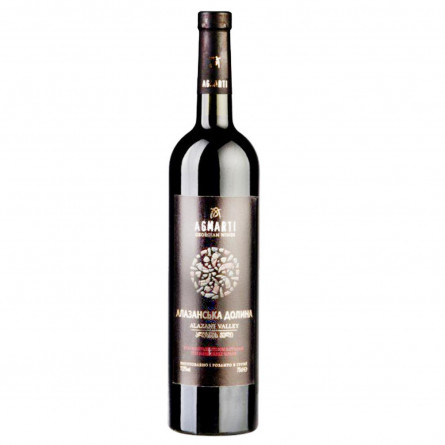 Вино Agmarti Алазанская долина червоне напівсолодке 10.5-12.5% 0,75л