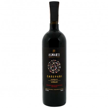 Вино Agmarti Сапераві червоне сухе 11.5% 0.75л slide 1