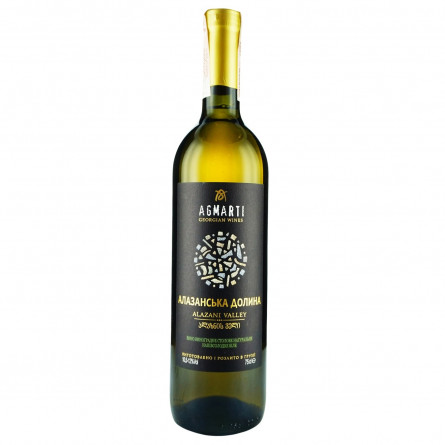 Вино Agmarti Алазанська долина біле напівсолодке 10.5% 0.75л