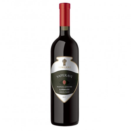 Вино Marani Saperavi Qvevri красное сухое 9-13% 0,75л