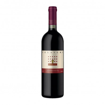 Вино Marani Телавури красное полусладкое 11,5% 0,75л