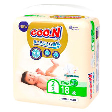 Підгузники Goo.N Premium Soft 2 4-8кг 18шт mini slide 1