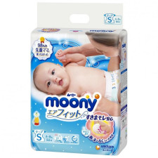 Підгузки дитячі Moony S 4-8кг 84шт mini slide 1