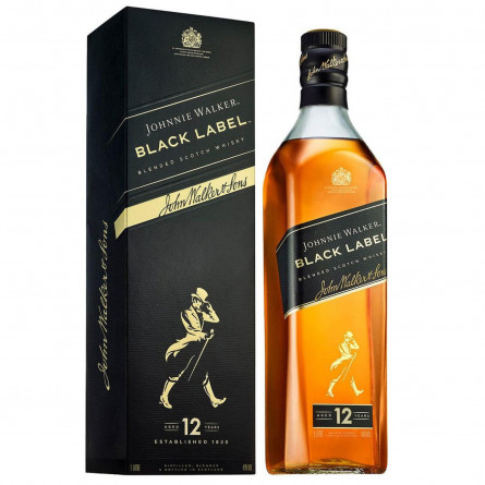 Виски Johnnie Walker Black Label 12 лет 1л slide 1