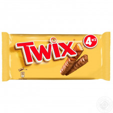 Печиво Twix Х4 у молочному шоколаді 4х50г mini slide 1
