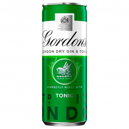 Напиток Gordon`s Gin Tonic 5% 250мл