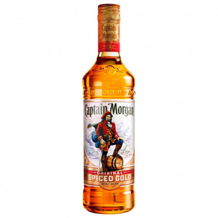 Напиток алкогольный Captain Morgan Spiced Gold на основе Карибского рома 35% 0,7л