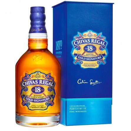 Виски Chivas Regal 18 лет 40% 0,7л в подарочной упаковке