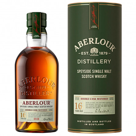 Виски Aberlour 16 лет 40% 0,7л  в тубусе slide 1