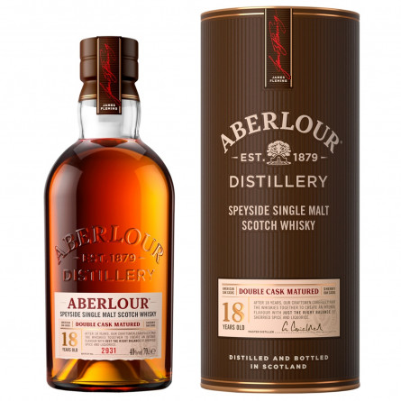 Виски Aberlour 18 лет 43% 0,7л в коробке slide 1