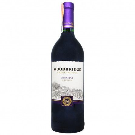 Вино Robert Mondavi Zinfandel Woodbridge красное сухое 13,5% 0,75л slide 1