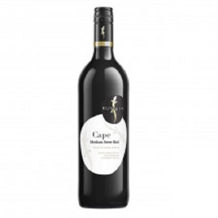Вино Kumala Cape червоне напівсолодке 12% 0,75л