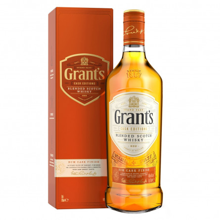Виски Grant's Rum Cask 40% 0,7л slide 1