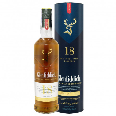 Виски Glenfiddich 18 лет тубус 0,7л