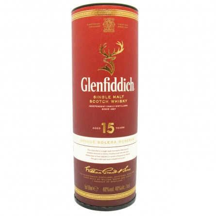 Виски Glenfiddich 15 лет 40% 50мл