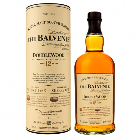 Виски Balvenie Double Wood 12 лет 40% 0.7л
