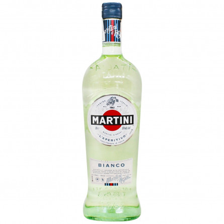 Вермут Martini Bianco білий десертний 15% 1л