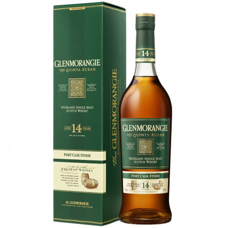 Виски Glenmorangie The Quinta Ruban 14 лет 46% 0.7л картонная упаковка