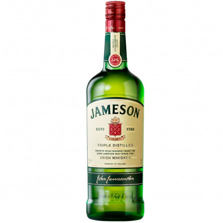 Віскі Jameson Triple Distilled Irish 40% 1л