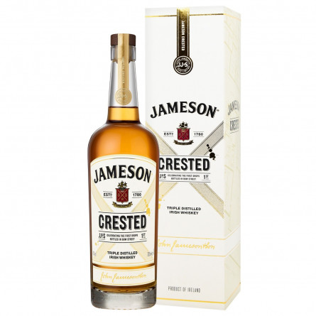 Віскі Jameson Crested 40% 0,7л в подарунковiй упаковцi