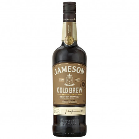 Напиток алкогольный Jameson Cold Brew Whiskey & Coffee 30% 0.7л