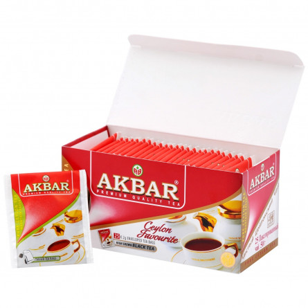 Чай черный Akbar пакетированный 25шт*2г