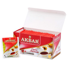 Чай чорний Akbar пакетований 25шт*2г mini slide 1