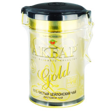 Чай чорний Akbar Gold 100г mini slide 1