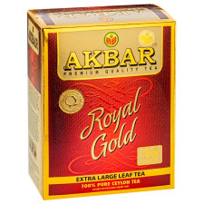 Черный чай Акбар Роял Голд цейлонский особо крупнолистовой 80г mini slide 1