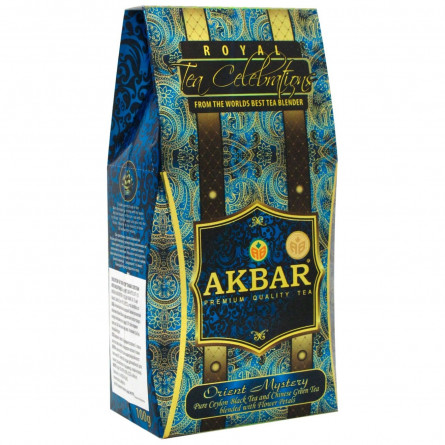 Чай Akbar Orient Mystery суміш чорного та зеленого чаю 80г