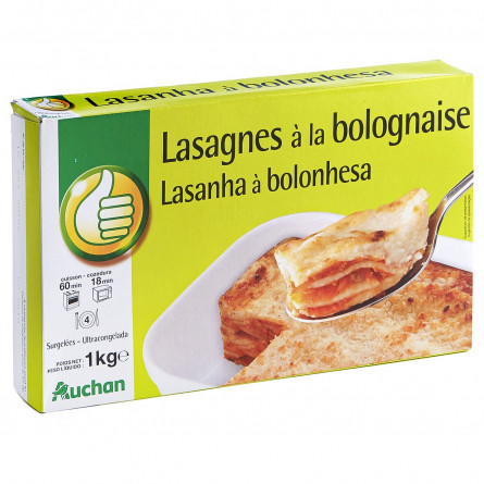 Лазанья Ашан Болоньєзе 1кг