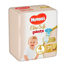 Підгузники-трусики Huggies Elite Soft 4 9-14кг 21шт mini slide 1