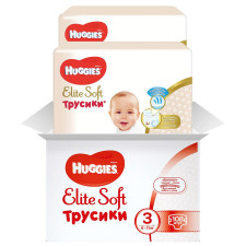 Підгузки-трусики Huggies Elite Soft 3 для дітей 6-11кг 108шт mini slide 1