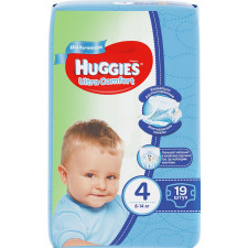 Підгузники Huggies Ультра Комфорт Boy 4 8-14кг 19шт mini slide 1