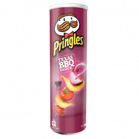 Чипсы Pringles картофельные со вкусом соуса барбекю 165г