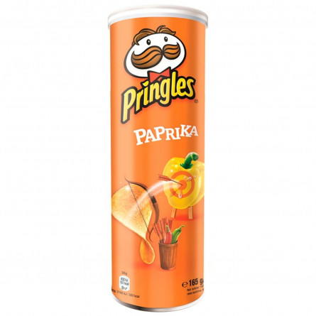Чіпси Pringles картопляні зі смаком паприки 165г