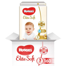 Підгузники Huggies Elite Soft 3 для дітей 5-9кг 160шт mini slide 1
