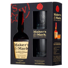 Бурбон-Віскі Maker's Mark 45% 0,7л +2 склянки mini slide 1