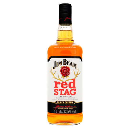 Віскі Jim Beam Red Stag Black Cherry 32,5% 1л