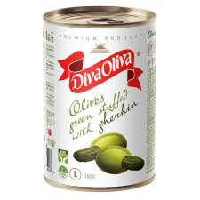 Оливки Diva Oliva L фаршировані огірками 314мл mini slide 1