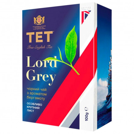 Чай чорний ТЕТ Лорд Грей з бергамотом 100г slide 1