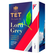 Чай черный ТЕТ Лорд Грей с бергамотом 100г mini slide 1