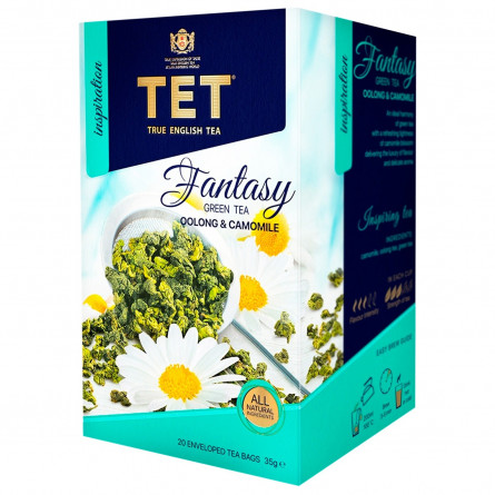 Чай ТЕТ Fantasy зелений з ромашкою 20шт*1.75г