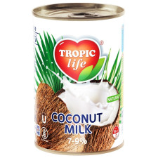 Молоко Tropic Life кокосове 7-9% 425мл mini slide 1