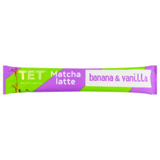 Напій ТЕТ matcha latte на основі зеленого чаю банан з ароматом ванілі 10г mini slide 1