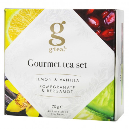 Набор чая G`tea! Gourmet 40шт*1,75г slide 1