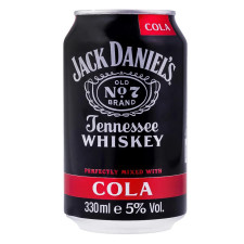 Напій Jack Daniels Whisky-Cola 5% 0,33л mini slide 1